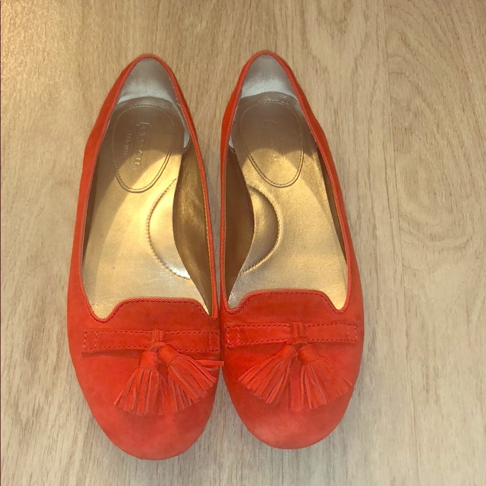 Coach Suede Flats